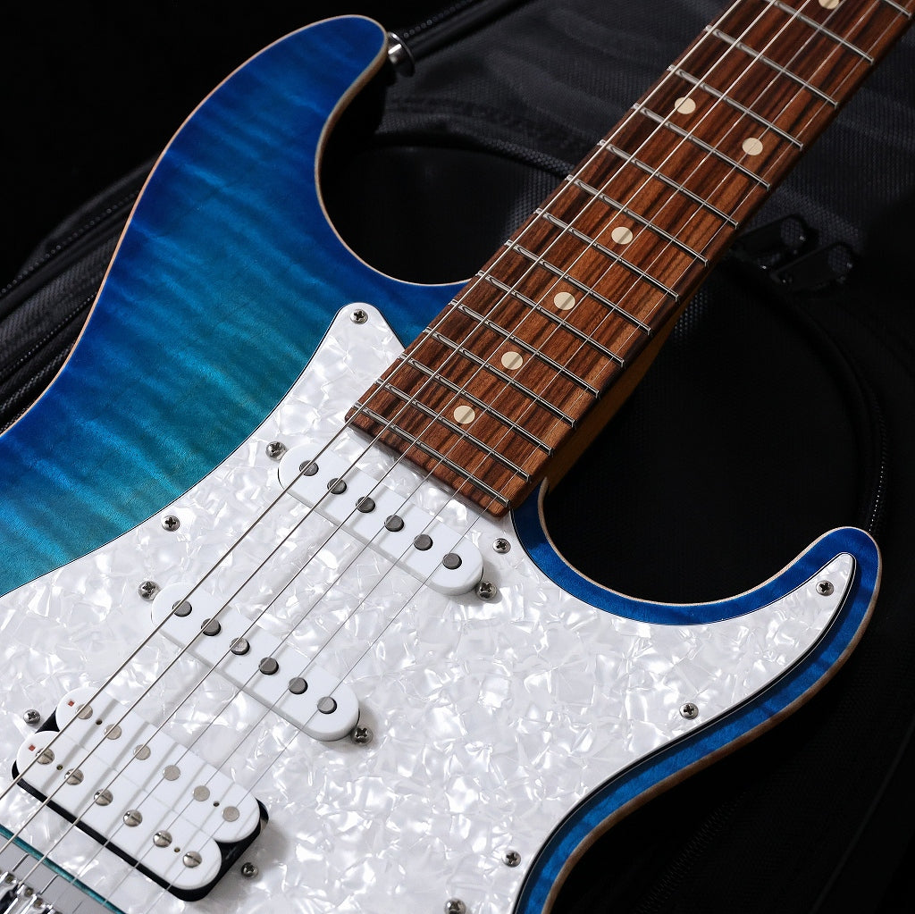 美品　Suhr standard plus ブルーバースト Suhr / JE Line Standard Plus MH Bahama Blue Burst Roasted Maple