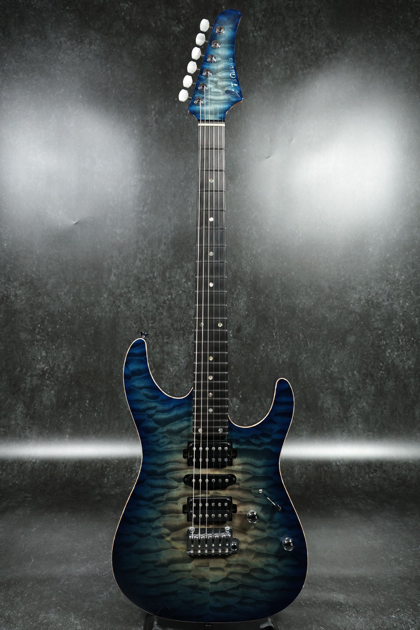 T's Guitars / DST-PRO24 5A Quilt Fjord Burst – Ishibashi Music