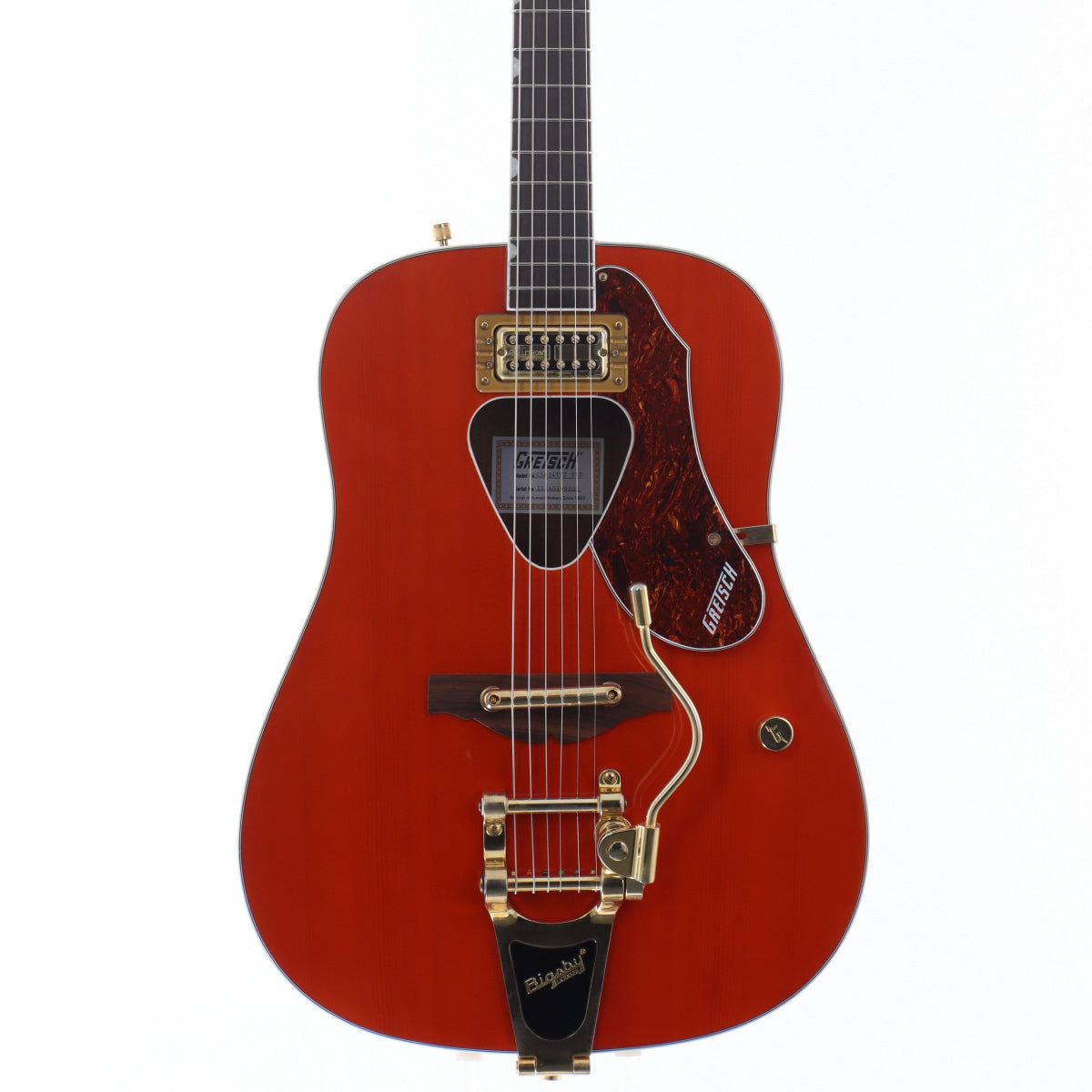 クラシックギター ギタリスト レコード セット GRETSCH / G5034TFT Rancher Dreadnought with Bigsby Savannah Sunset