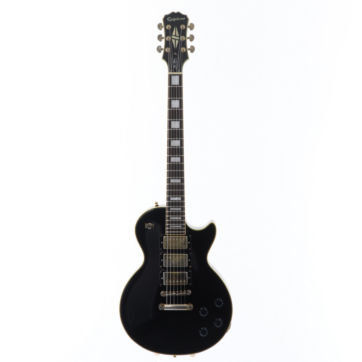 Epiphone / Les Paul Custom 3-Pickup Ebony – Ishibashi Music