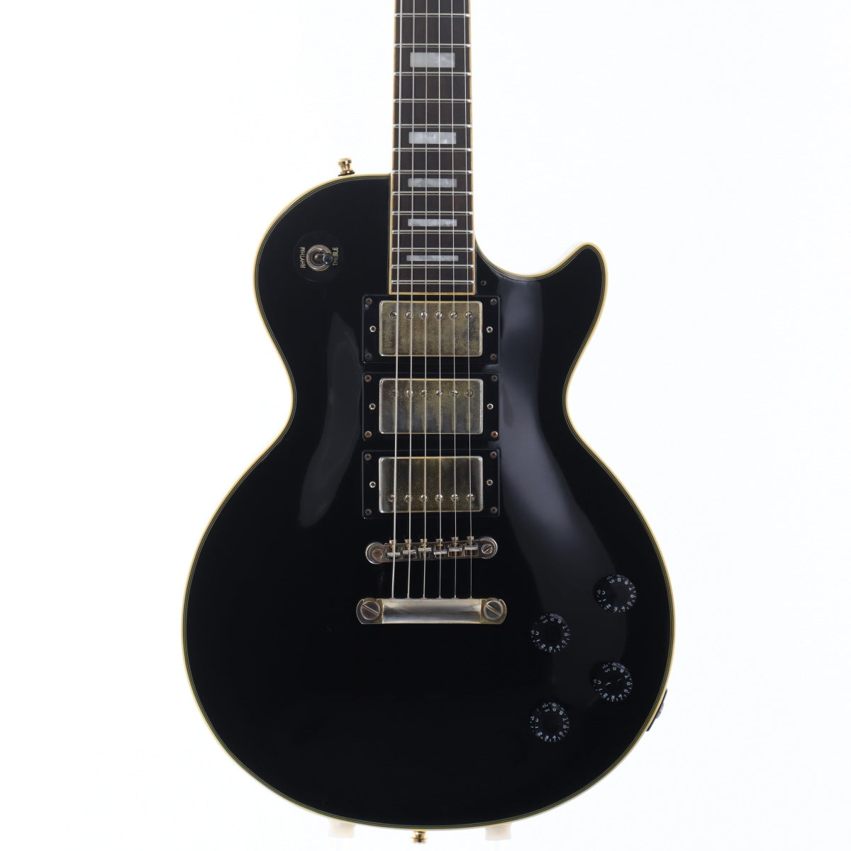 Epiphone / Les Paul Custom 3-Pickup Ebony – Ishibashi Music