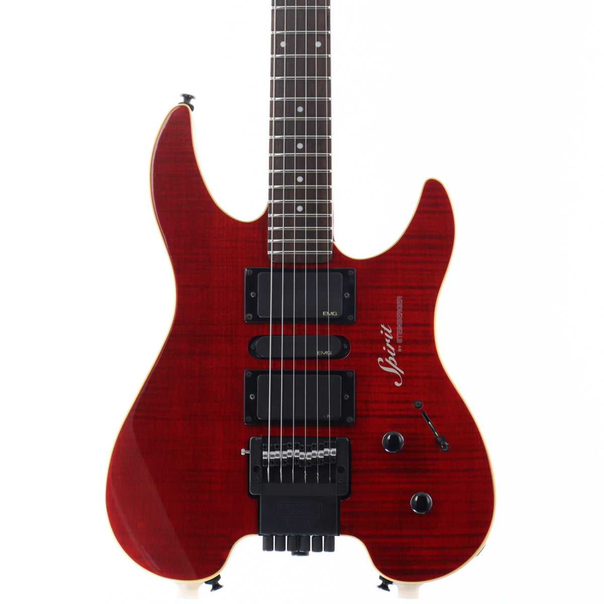 【MOD品】Spirit by STEINBERGER GU EMG搭載 STEINBERGER / GU-7R Custom EMG Mod Red – Ishibashi Music Corporation.