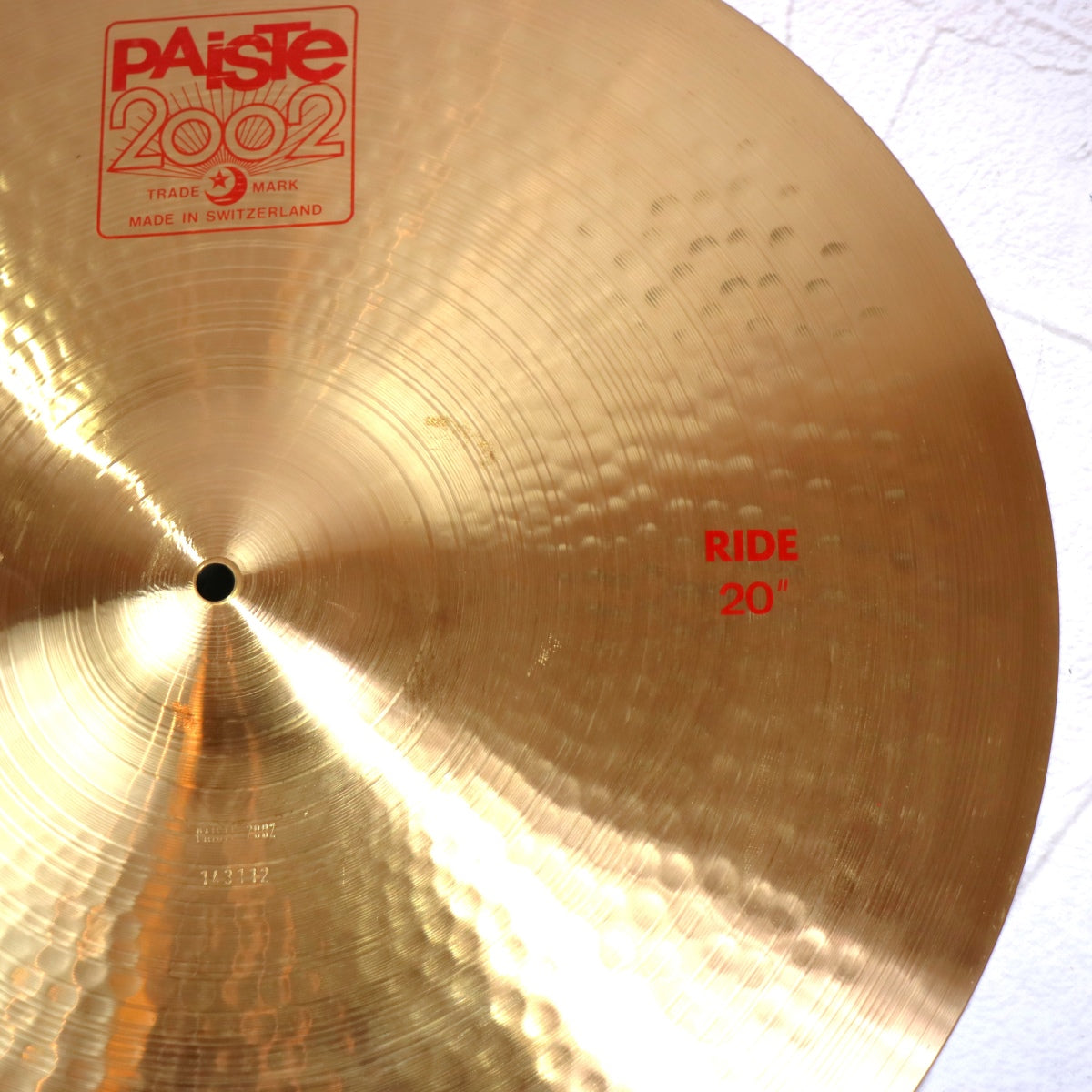 PAISTE / Paiste 2002 20 RIDE Paiste 2002 20-inch ride cymbal