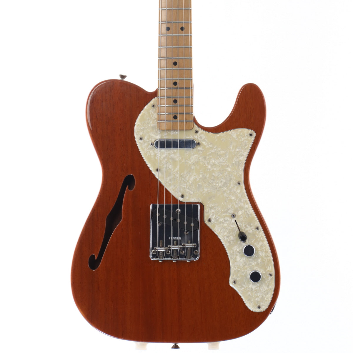 ギター Fender 69s telecaster thinline Mexico Fender Mexico / Classic 69 Telecaster Thinline Mahogany Natural