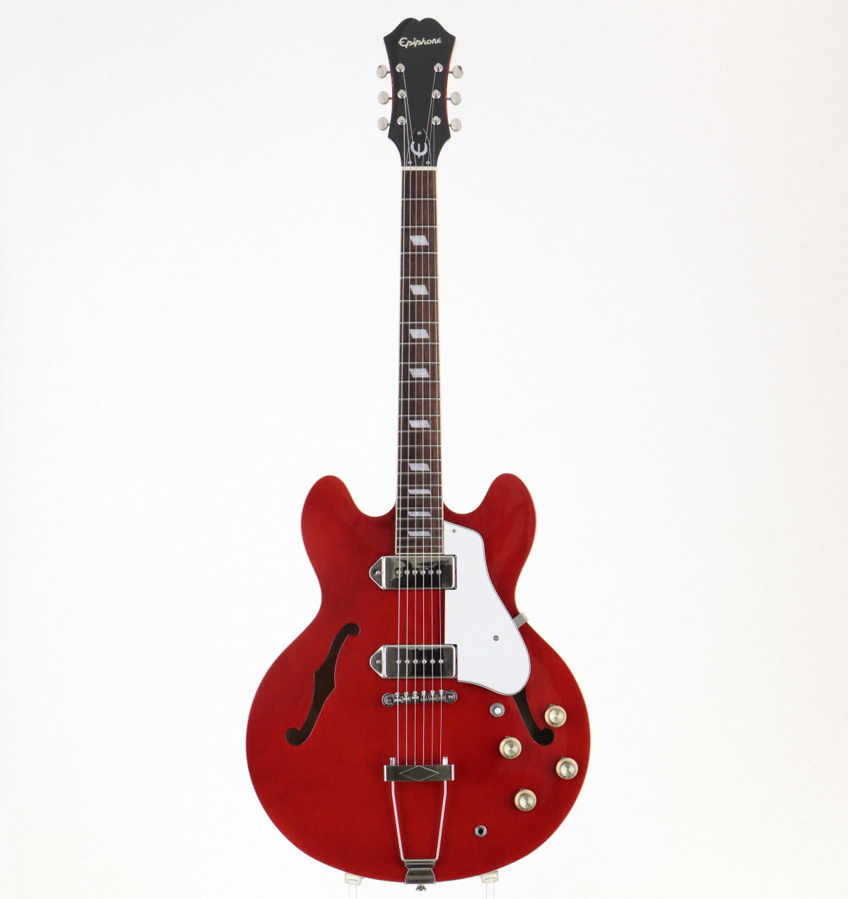 Epiphone Casino Cherry フルアコ 2006年 ピアレス製 EPIPHONE / CASINO Cherry – Ishibashi Music Corporation.