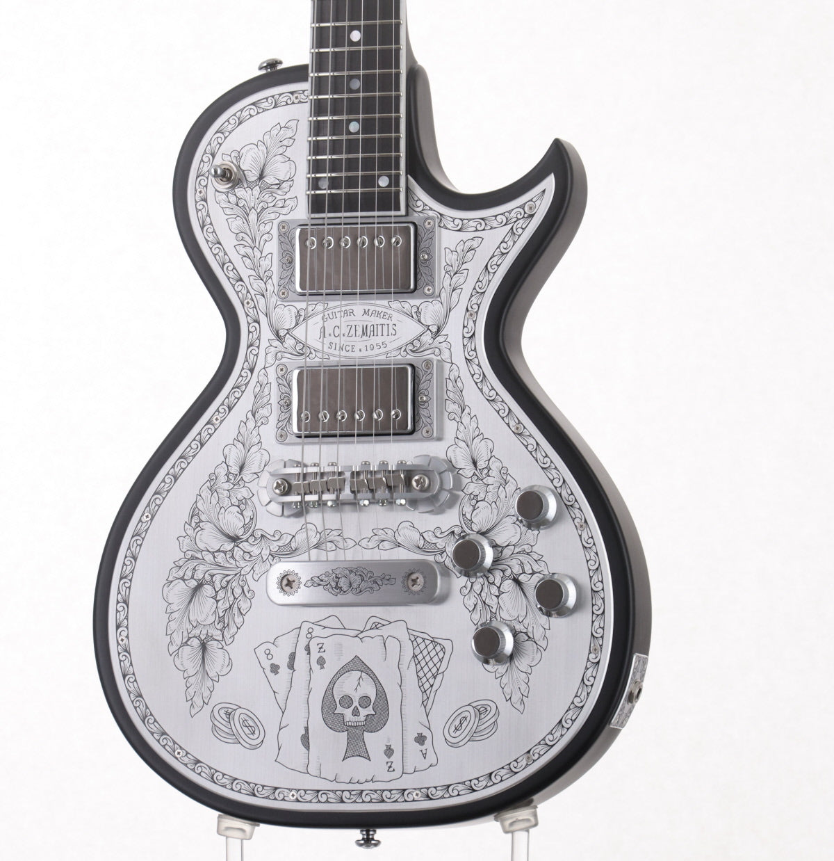 ZEMAITIS / MFG-AC-24 ACES & EIGHTS BLK – Ishibashi Music
