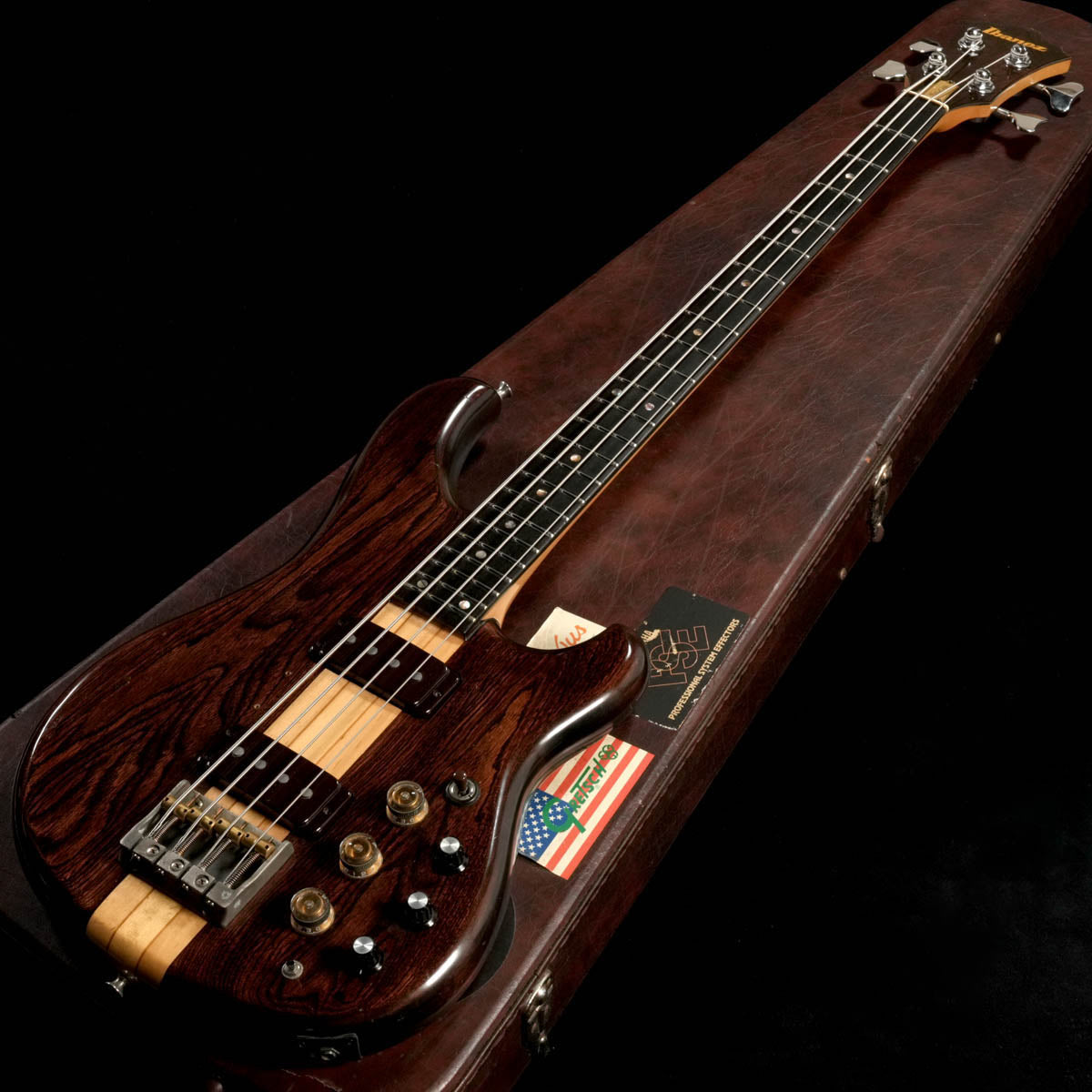 【Ibanez】MC924 フレットレス改造品 国産エレキベース 名機 IBANEZ / MC924 Walnut – Ishibashi Music Corporation.