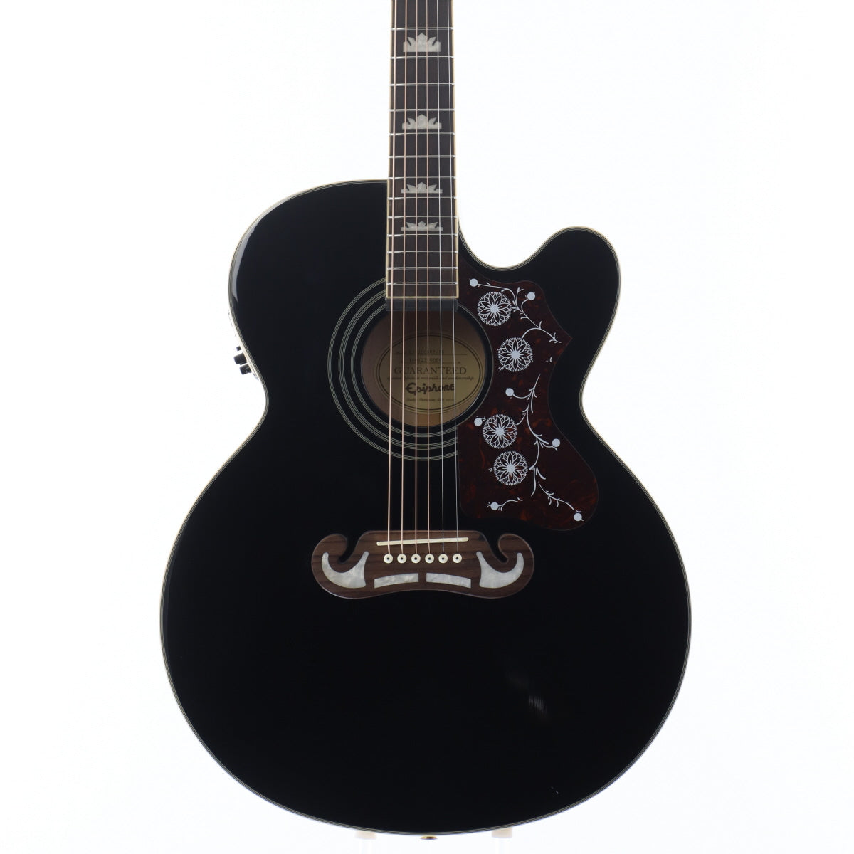 Epiphone / EJ-200SCE Ebony – Ishibashi Music Corporation.