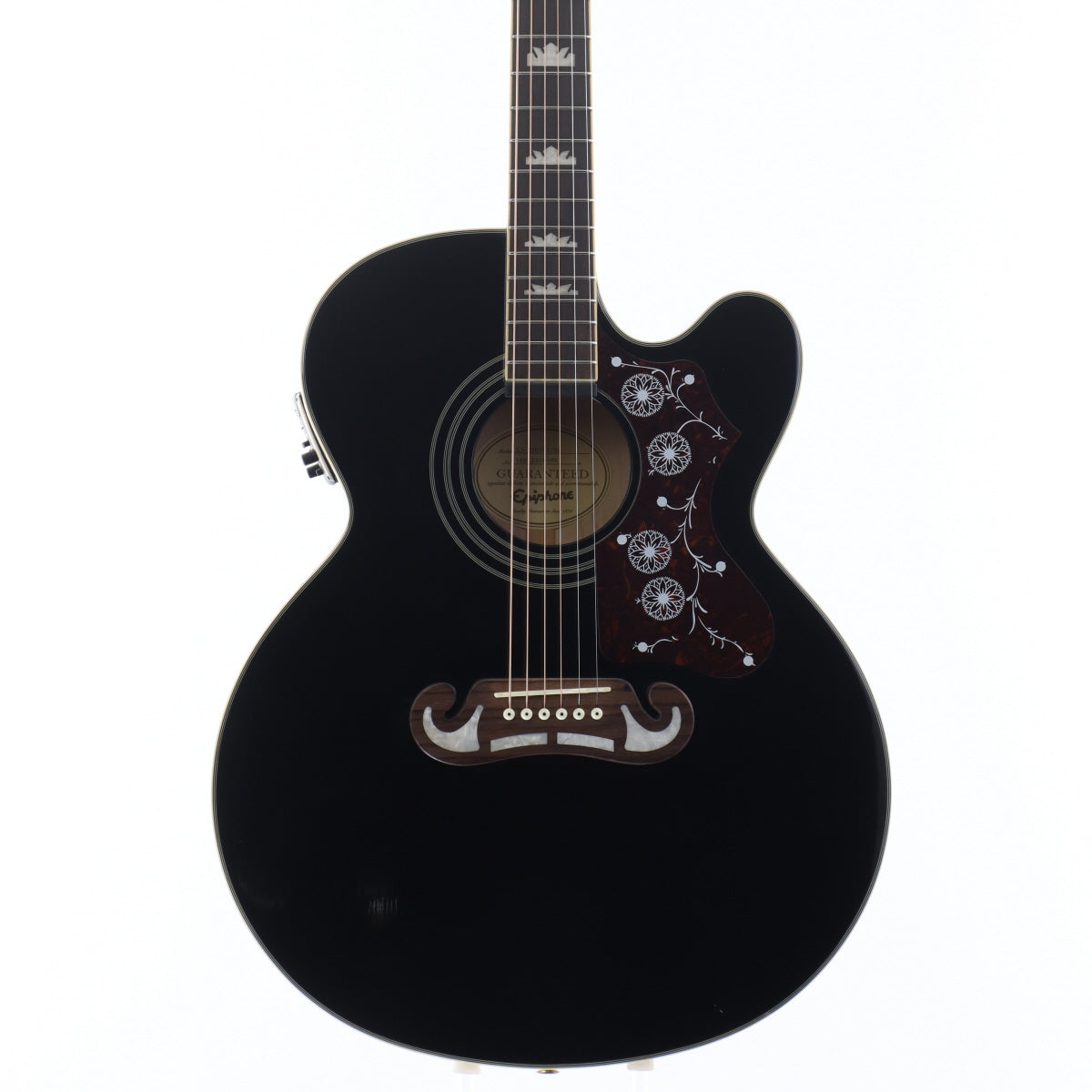 Epiphone / EJ-200SCE Ebony – Ishibashi Music Corporation.