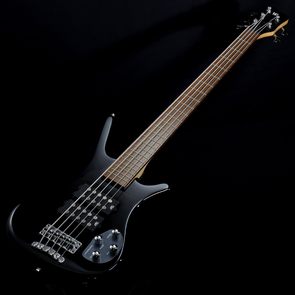 [SN RB F 562161-21] Warwick / Rockbass Series Corvette 
 5st Solid Black  High Polish [Outlet Special Price] [20]