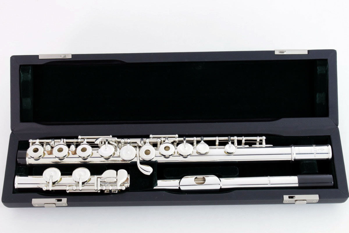 [SN 45298] USED Pearl / PF-525 RE Ring Key Flute [09]