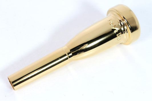 USED BACH / MEGA TONE 10-1/2DW GP trumpet mouthpiece MEGA TONE gold plated finish [09]