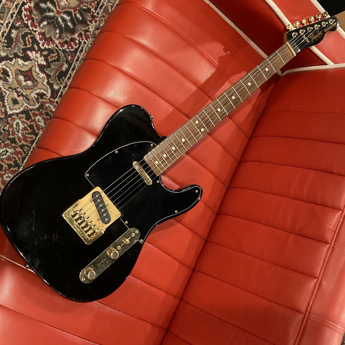 Fender telecaster shop black gold