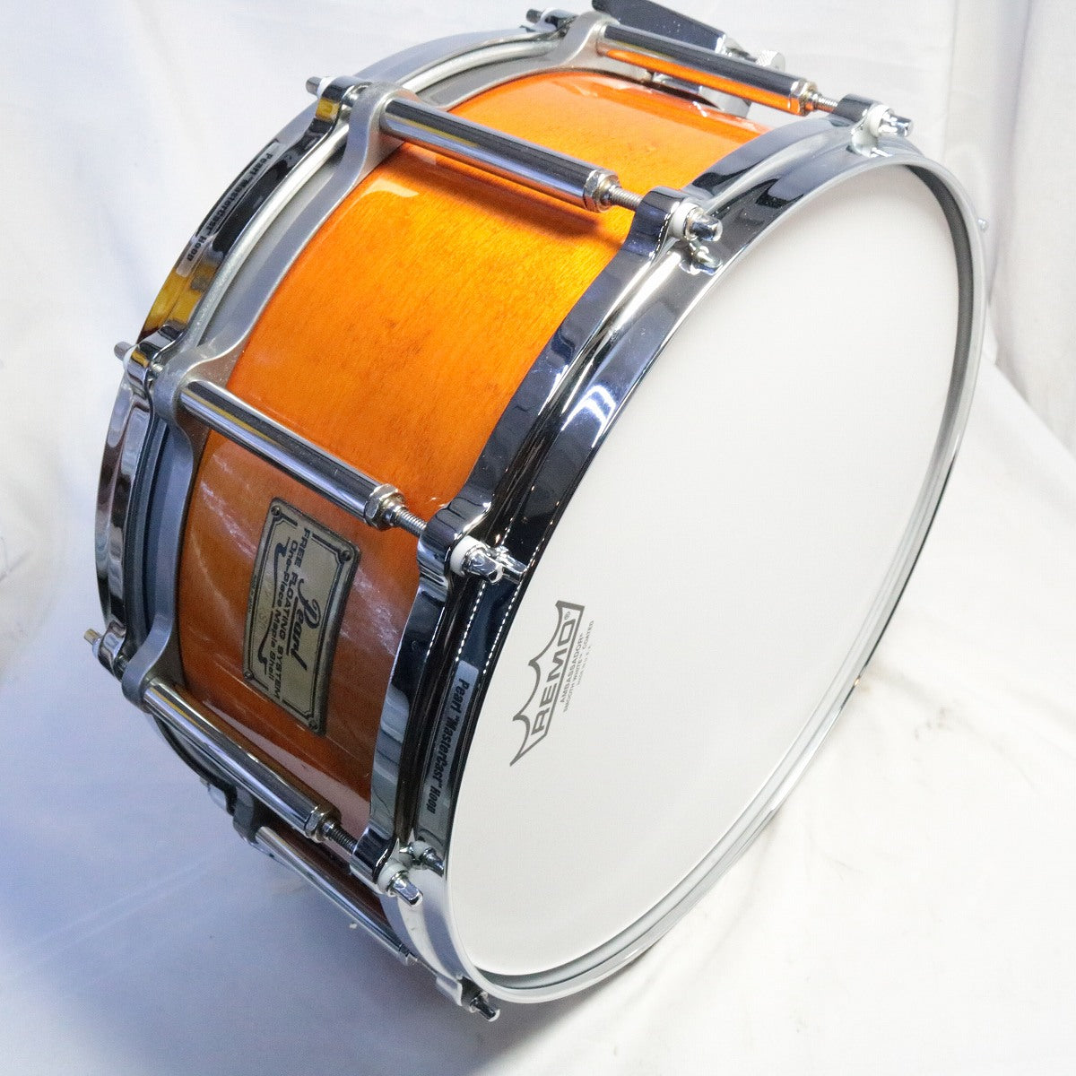 USED PEARL / CL-8114D 14x6.5 Free Floating Onepiece Maple Pearl Snare Drum [08]