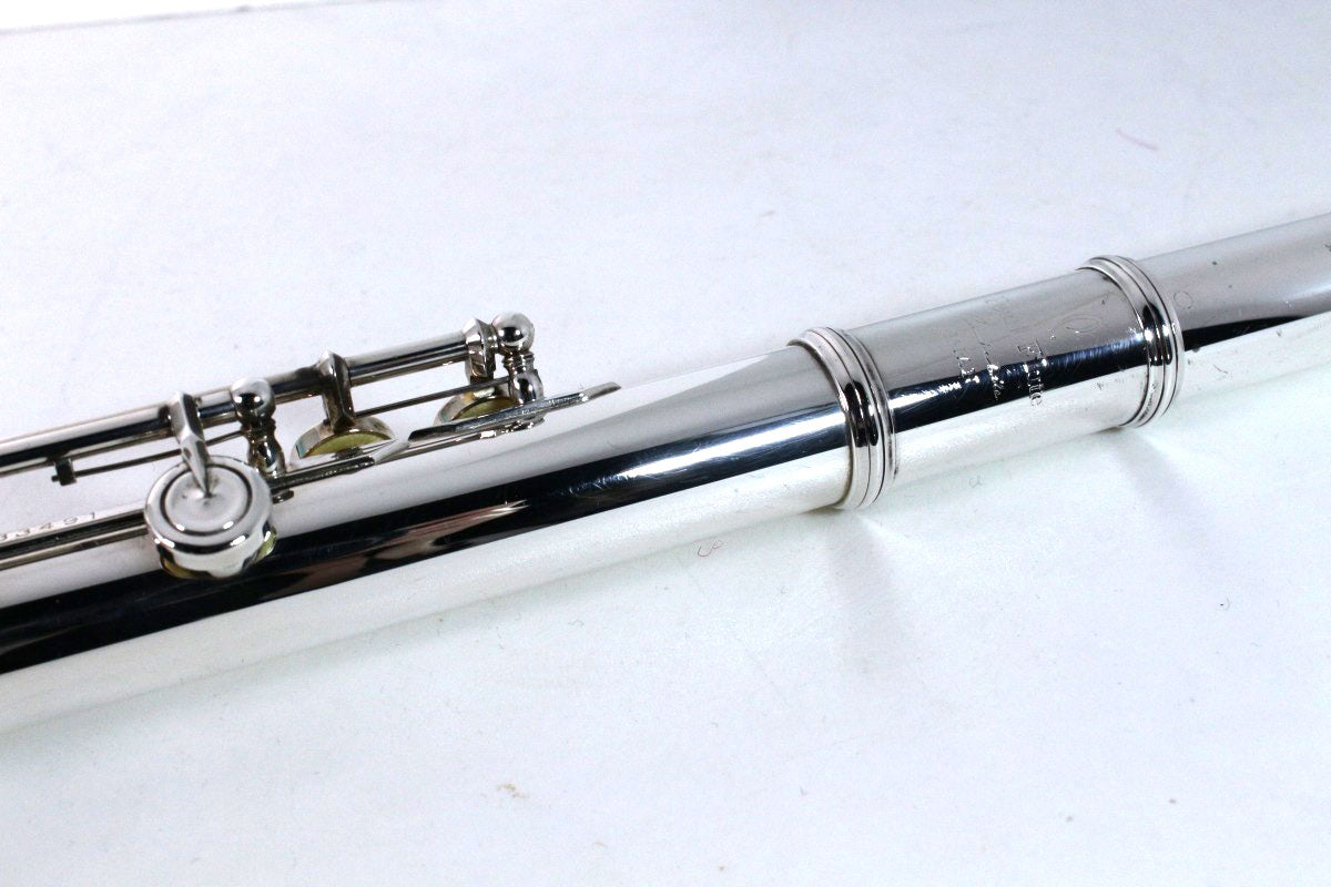 [SN 33491] USED Pearl / All silver flute CANTABILE F-8800E [09]