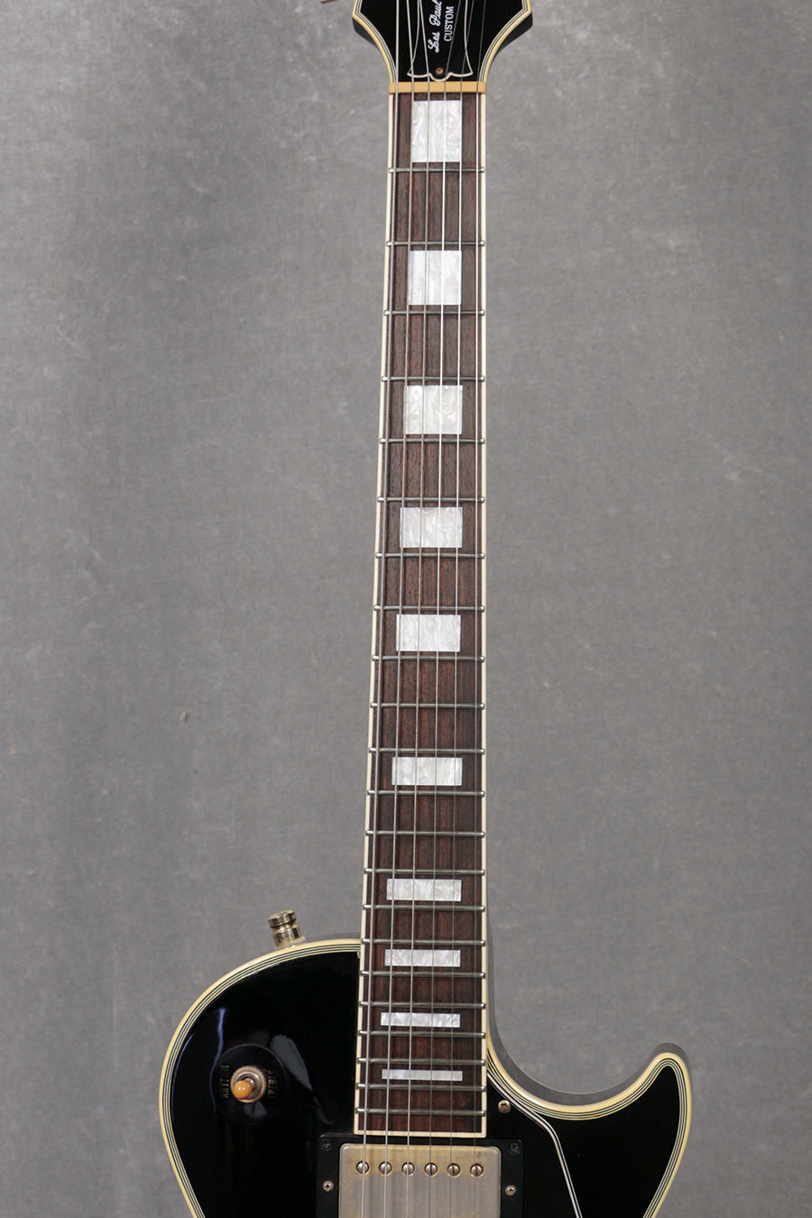[SN G0050884] USED Orville by Gibson / Les Paul Custom Ebony (repaired broken neck) [06]