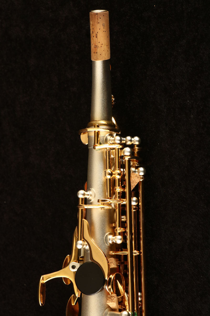 [SN 84759] USED OREG Oleg / Soprano saxophone SATIN SILVER [03]