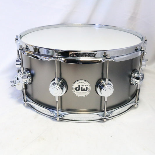 USED DW / DW-SBB1465SD/BRASS/C 14x6.5 Collectors Metal Snare Satin Black Brass Brass Snare Drum [08]