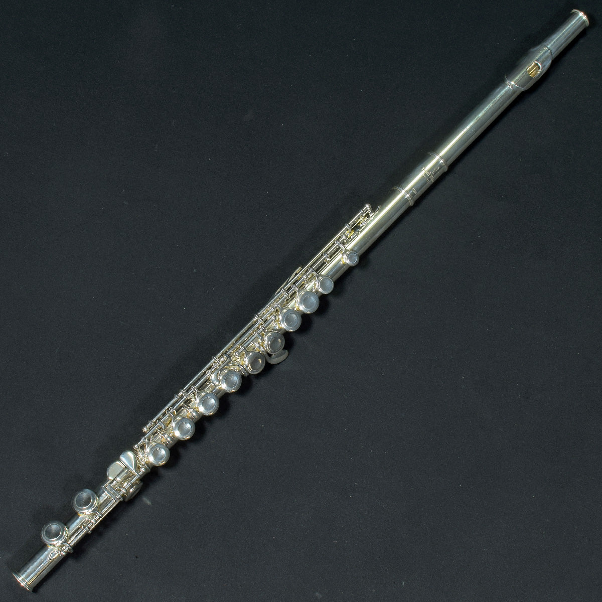 [SN 20804] USED PEARL / Pearl / PF-521E Silver flute with silver singing mouth E-meca [20]