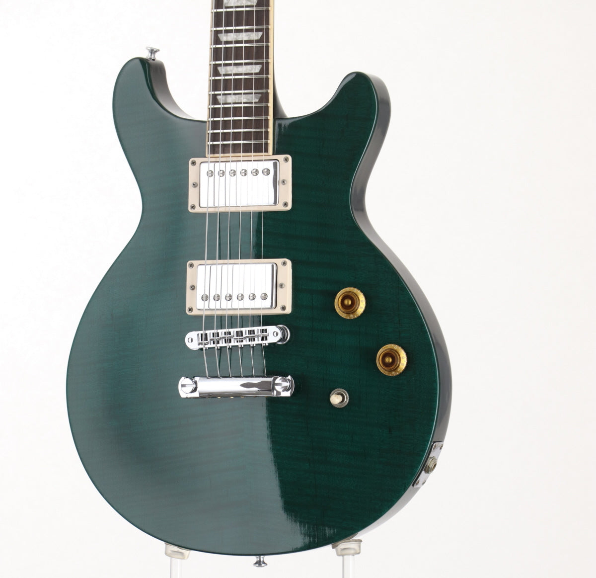 [SN 90498428] USED GIBSON / LP STD DOUBLE CUTAWAY TRANSPARENT GREEN [03]