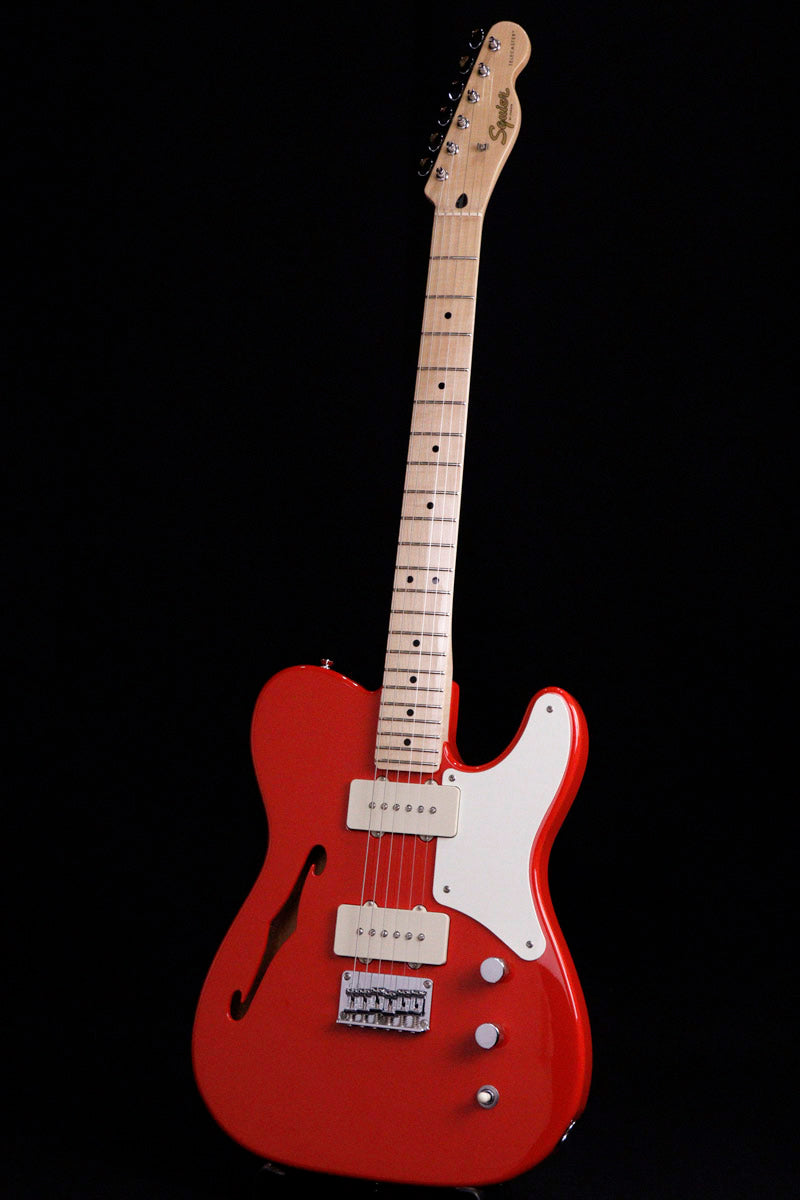 [SN CYKH20003386] USED Squier / Paranormal Cabronita Telecaster Thinline Fiesta Red [12]