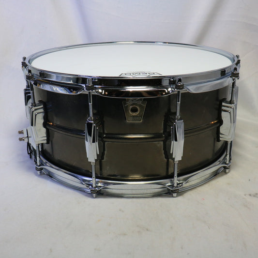USED LUDWIG / LB417 Black Beauty 14x6.5 RADIC Black Beauty Snare Drum [08]