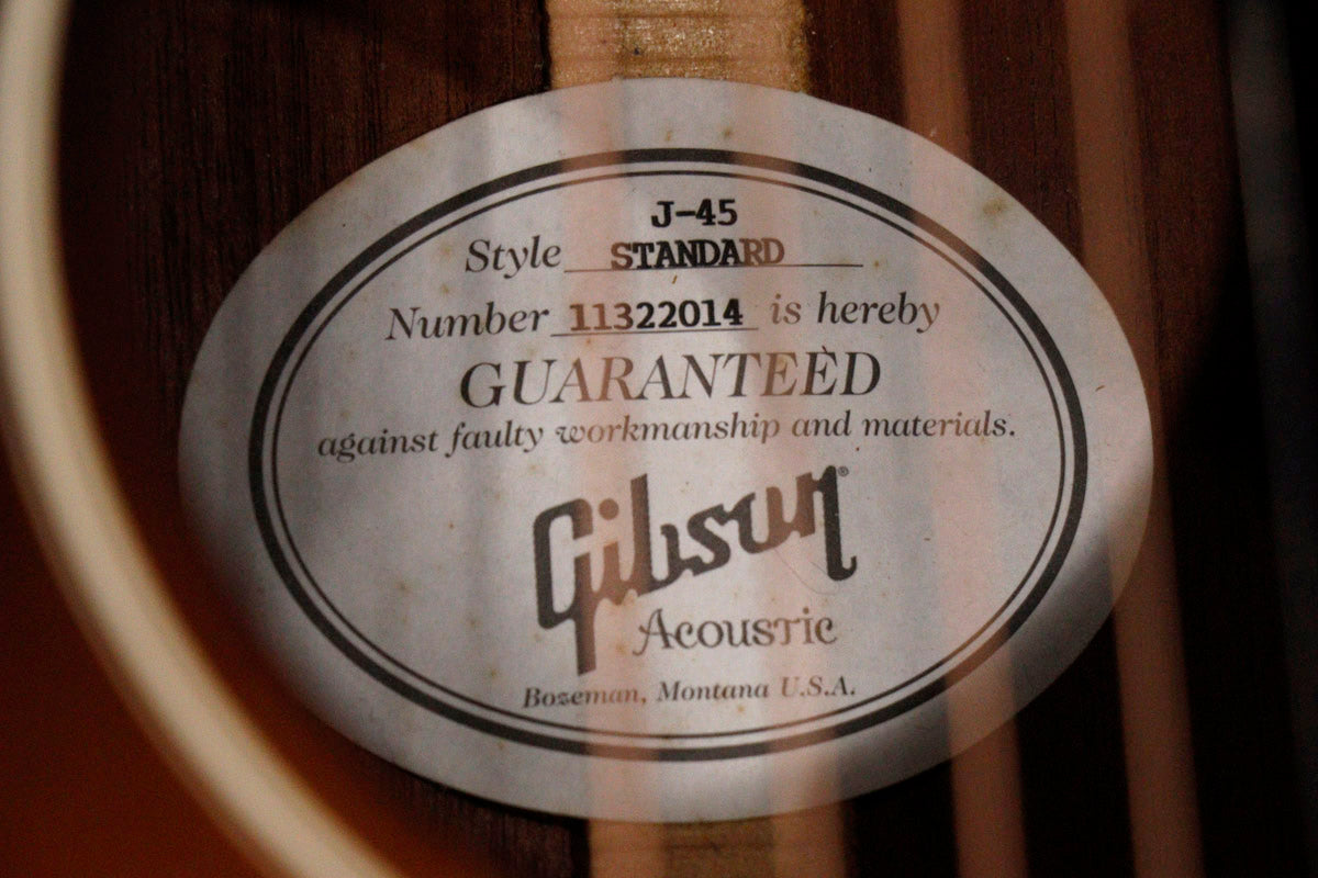 [SN 11322014] USED Gibson / J-45 Standard VS 2012 [12]