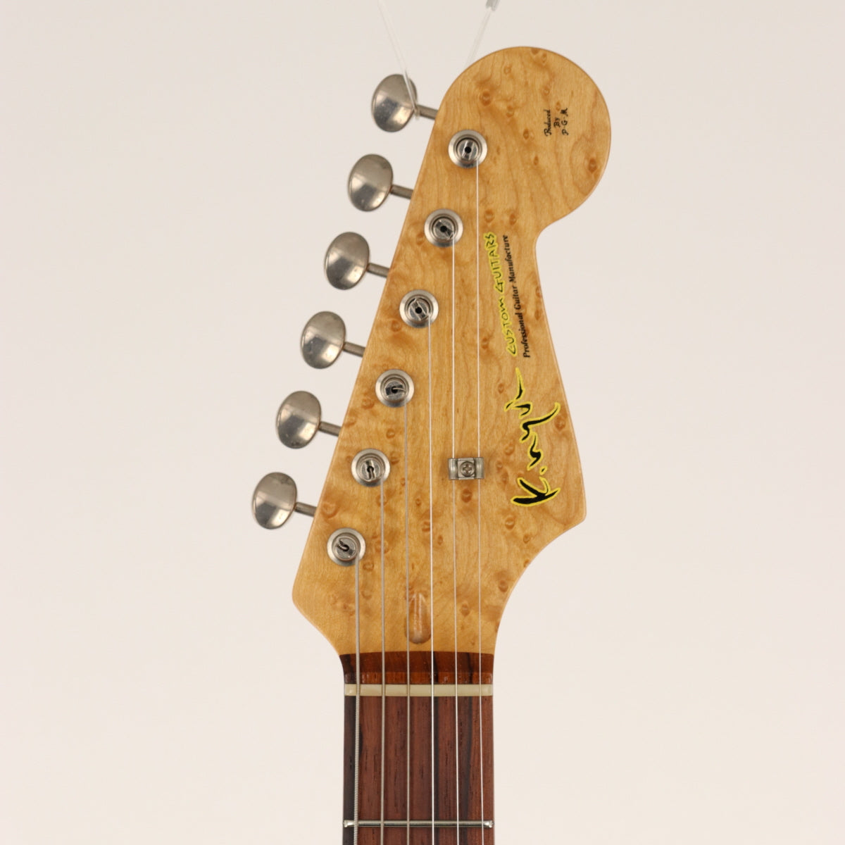 [SN 1087] USED K.Nyui Custom Guitar / KNST Sherwood Green [11]