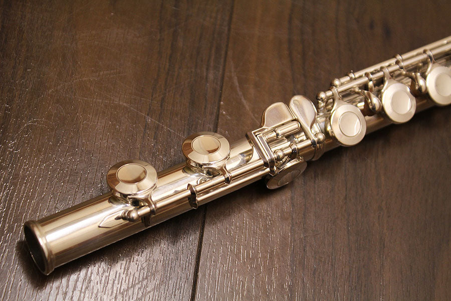 [SN 48970] USED MIYAZAWA / MIYAZAWA Gi-bu SOLID SILVER all silver flute [10]