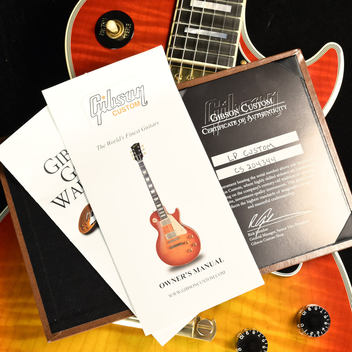 [SN CS204344] USED Gibson Custom / Les Paul Custom Figured Heritage Cherry Sunburst 2012 [10]