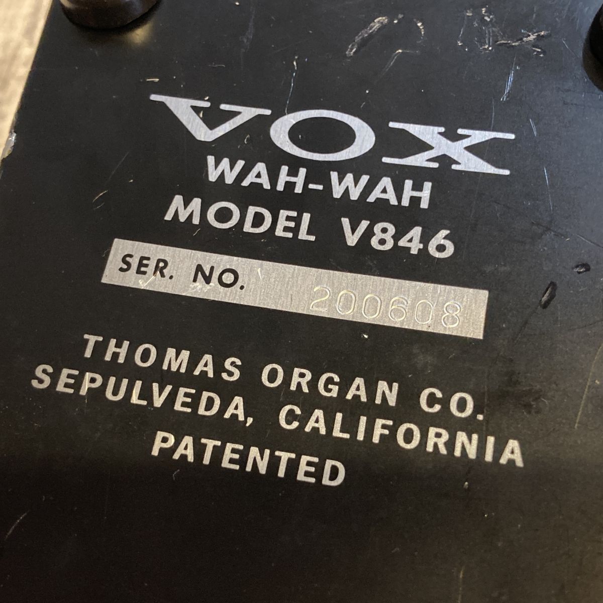 [SN 200608] USED VOX / 70s V846 Wah [04]