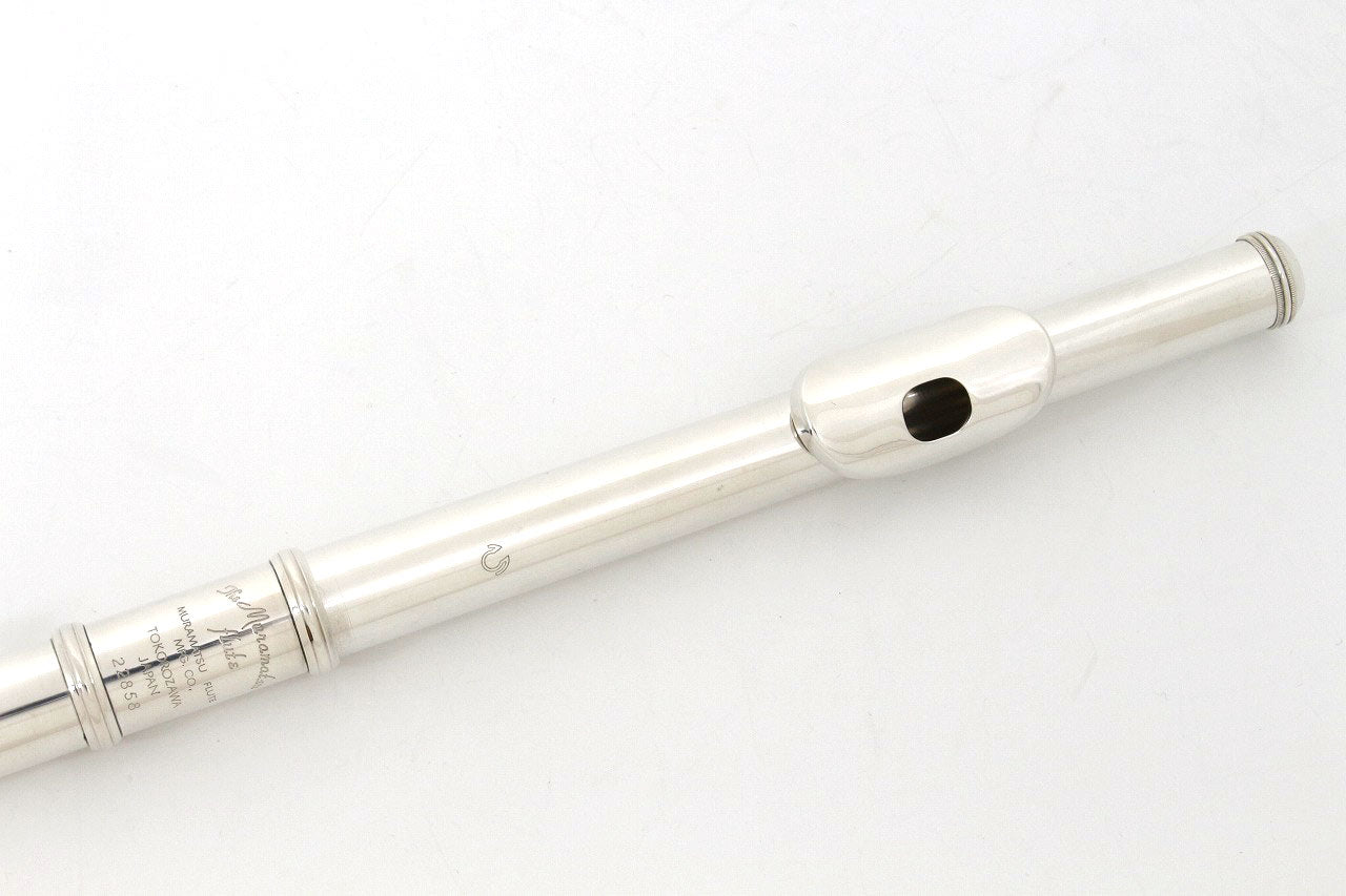 [SN 22858] USED MURAMATSU / All silver flute STANDARD CC, all tampos  replaced [09]