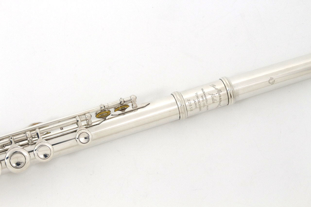 [SN 22858] USED MURAMATSU / All silver flute STANDARD CC, all tampos  replaced [09]