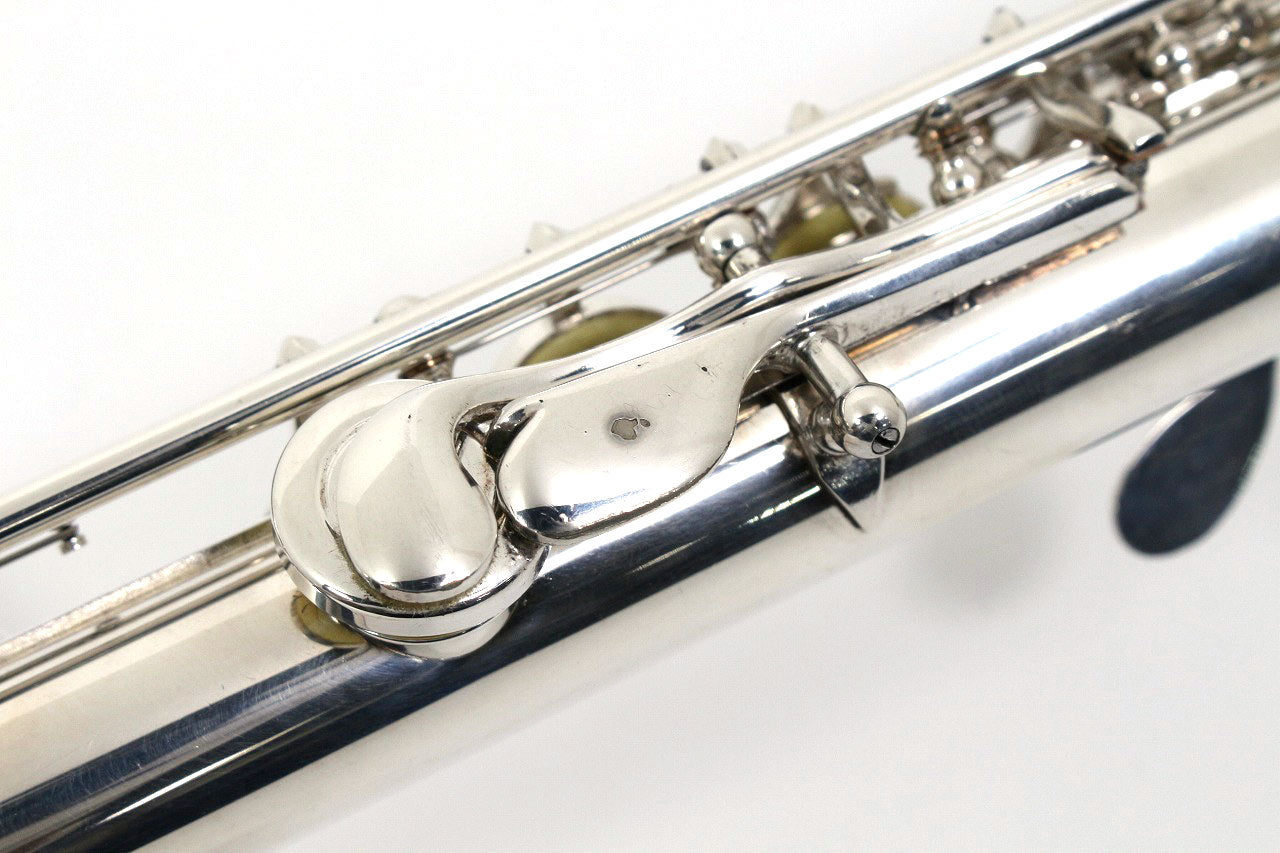 [SN 00491] USED ALTUS / Silver flute A1007E, all tampos replaced [09]