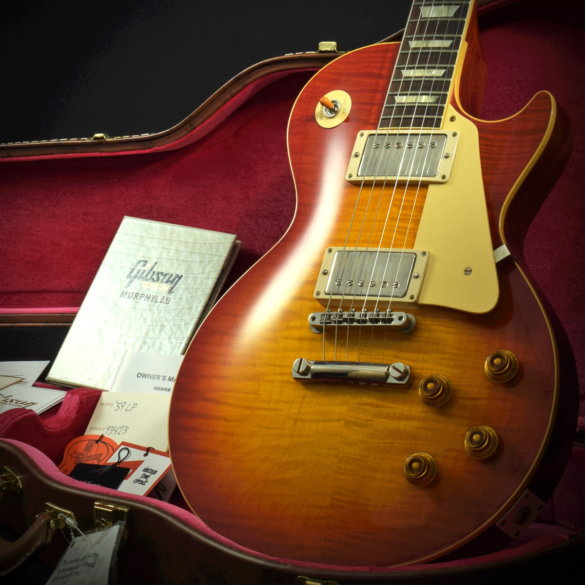[SN 9 3423] USED Gibson Custom Shop / Murphy Lab 1959 Les Paul Standard Reissue Ultra Light Aged Washed Cherry [20]