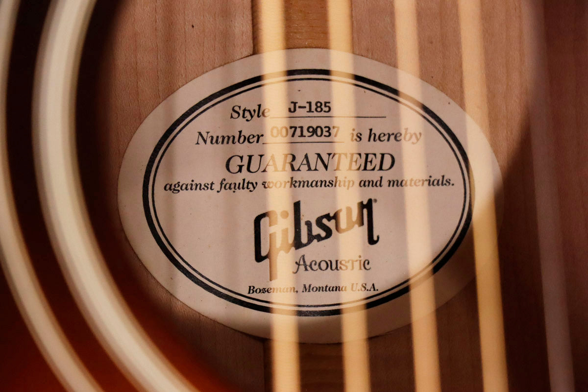 [SN 00719037] USED Gibson / J-185 VS made in 2009 [12]