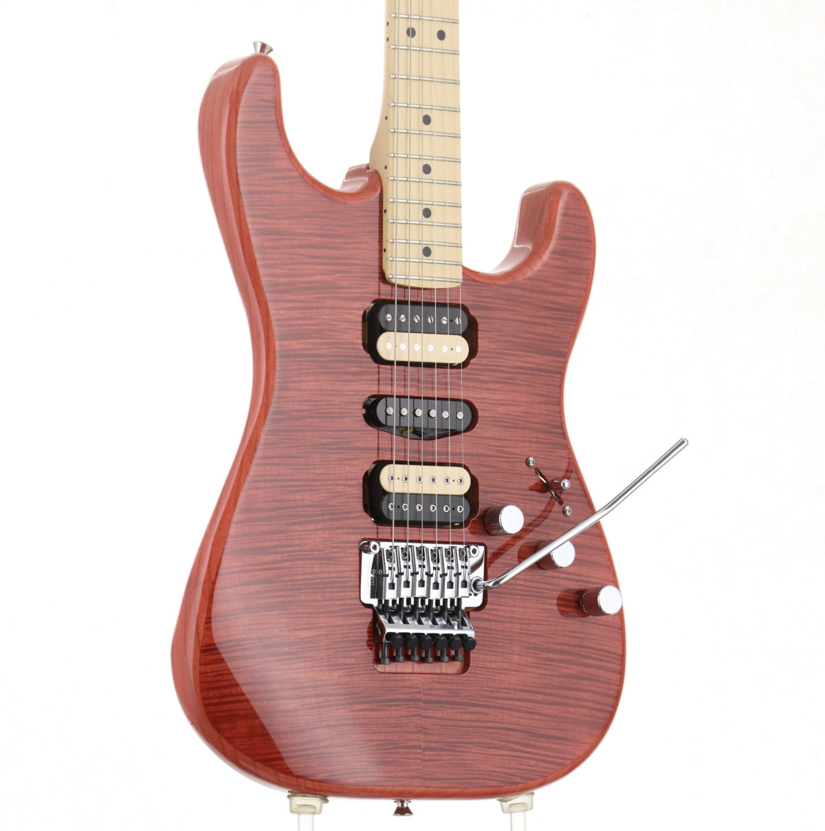 [SN JD22018841] USED FENDER / Michiya Haruhata Stratocaster Trans Pink 2022 [05]