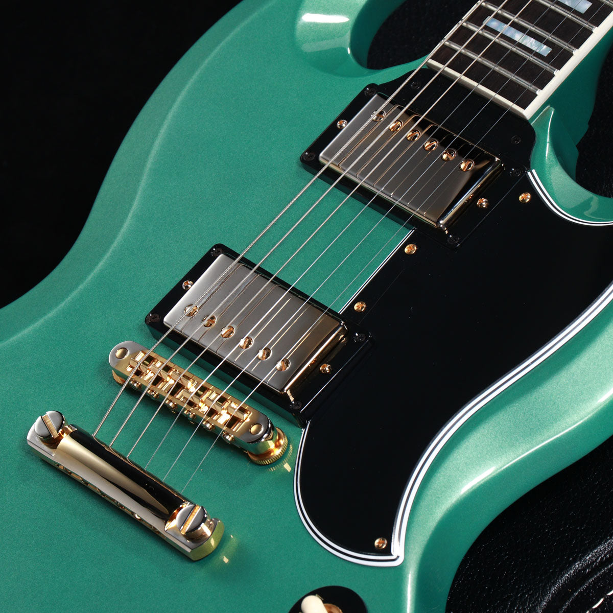 USED GIBSON CUSTOM / SG Custom 2-Pickup Inverness Green