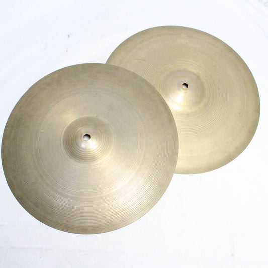 USED ZILDJIAN / Late50s A Small Stamp 14inch HIHAT 774/784g Old A Hi-Hat Cymbal [08]