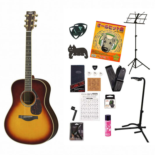 YAMAHA / LL16BS ARE 17-piece beginner's set for acoustic guitar playing [80]